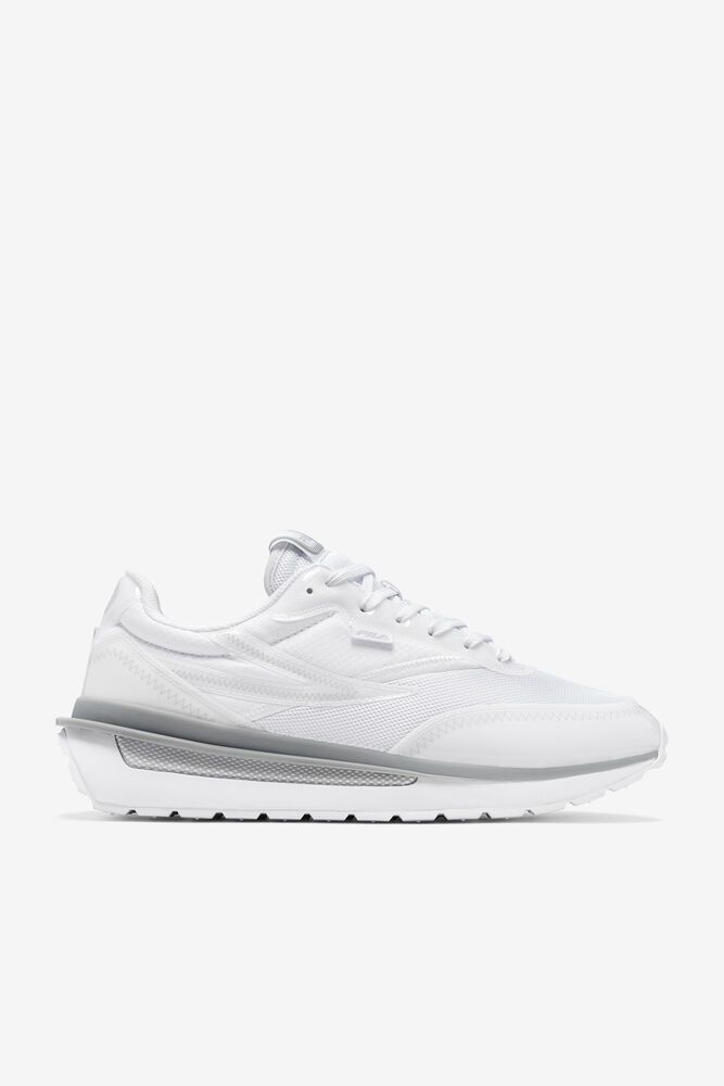 Fila Trainers Mens White Renno Patched - Ireland 68395-KEUM